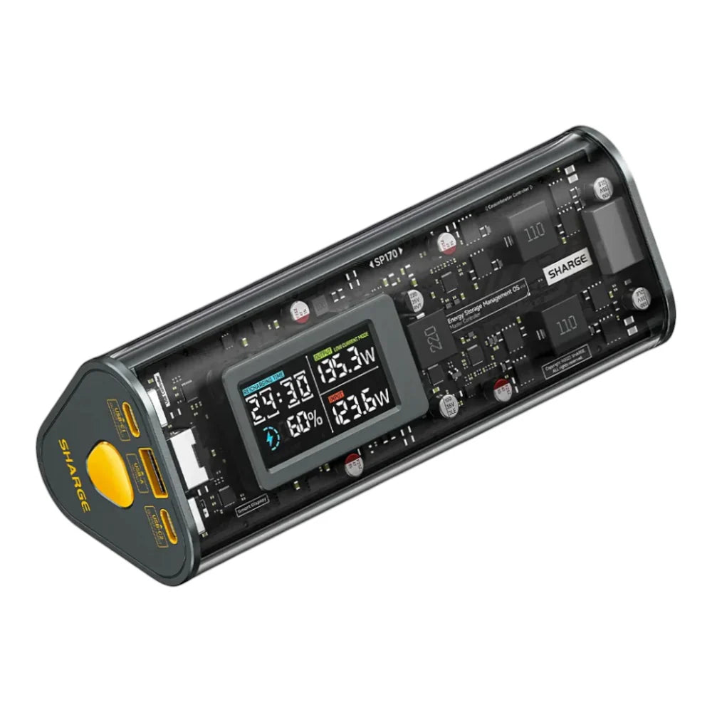 Bateria Portátil Sharge - Shargeek 170 24,000mAh Negro