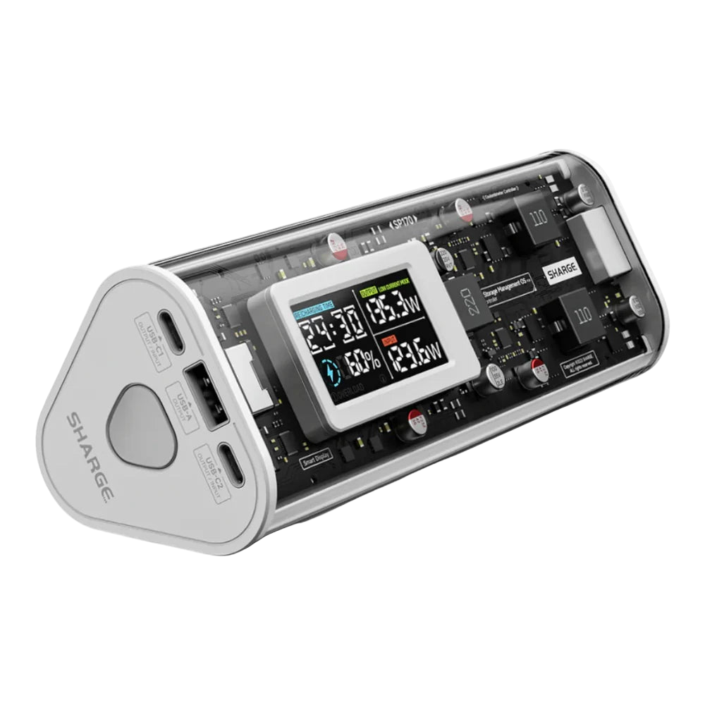 Bateria Portátil Sharge - Shargeek 170 24,000mAh Blanco
