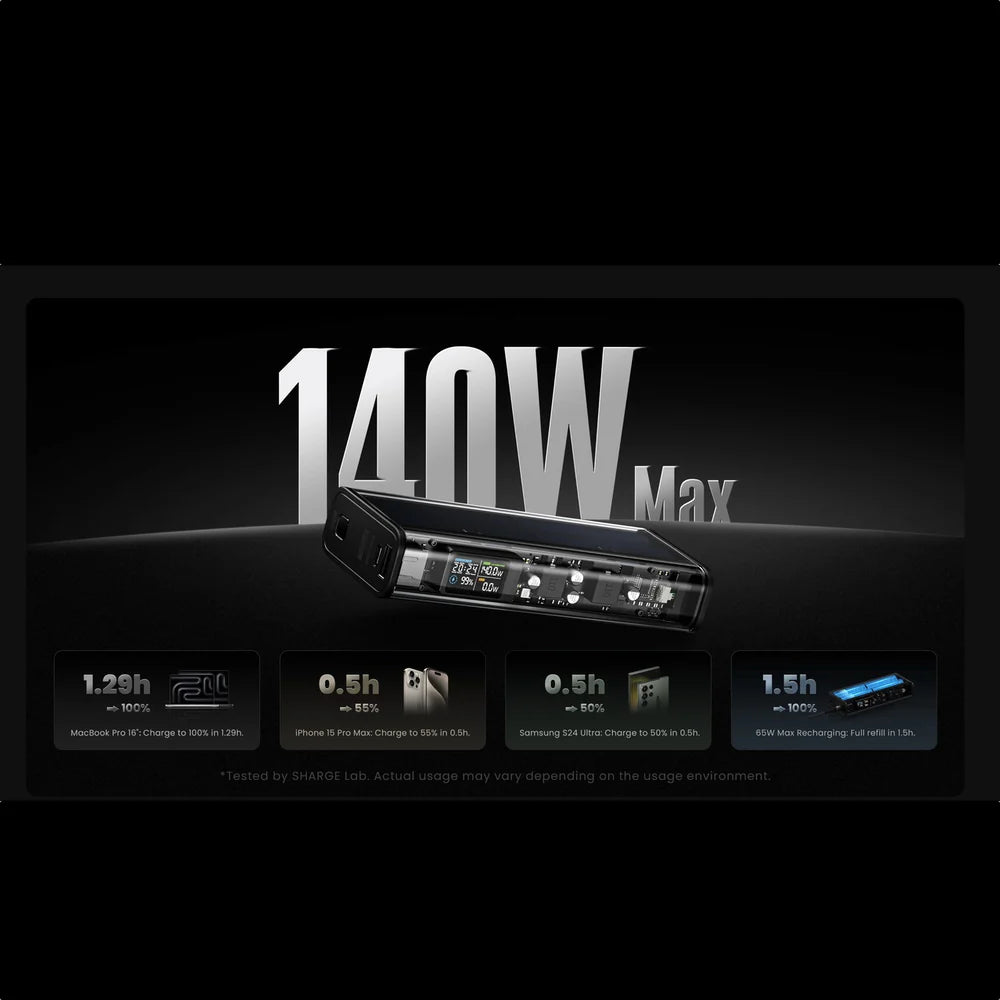 Bateria Portátil Sharge - Shargeek 140 20,000mAh