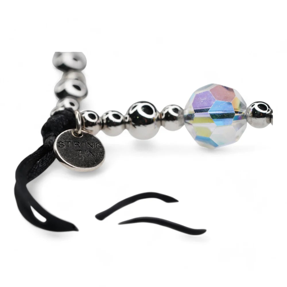 Strap de mano - Perlas Transparente