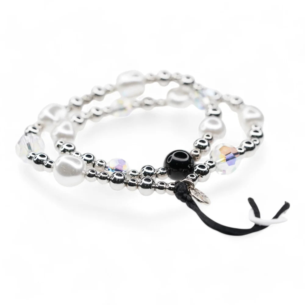 Strap de mano - Perlas Transparente