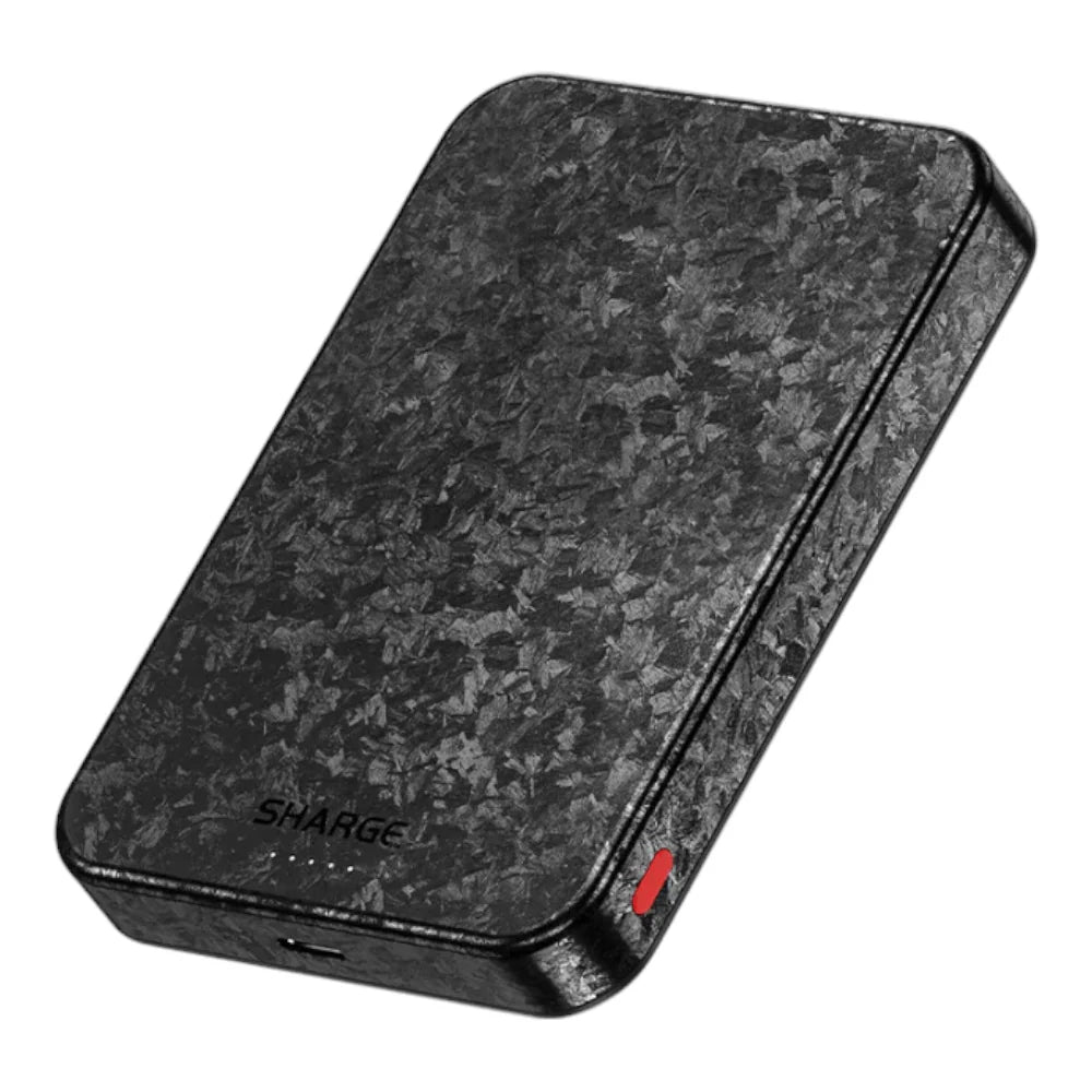 Bateria Portatil Sharge - 10,000 mAh fibra de carbon