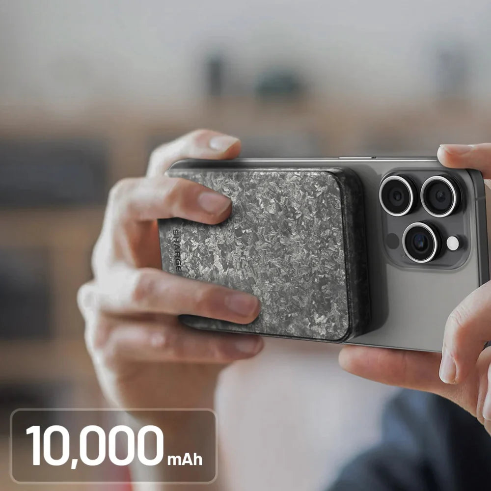 Bateria Portatil Sharge - 10,000 mAh fibra de carbon