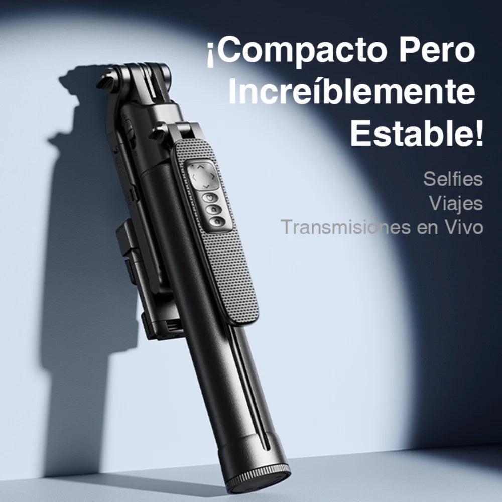 Gadget - Trípode Con Seguimiento Facial IA y Luz RGB