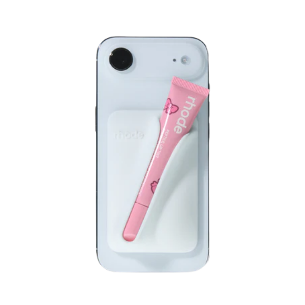 Rhode Snap-On Lip Case Blanco MagSafe frontal - Funda minimalista para lip tint