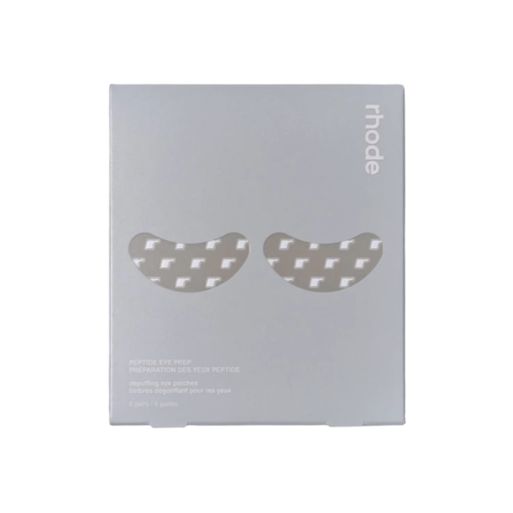 Rhode Peptide Eye Prep parches deshinchantes ojos - Skincare péptidos Guatemala