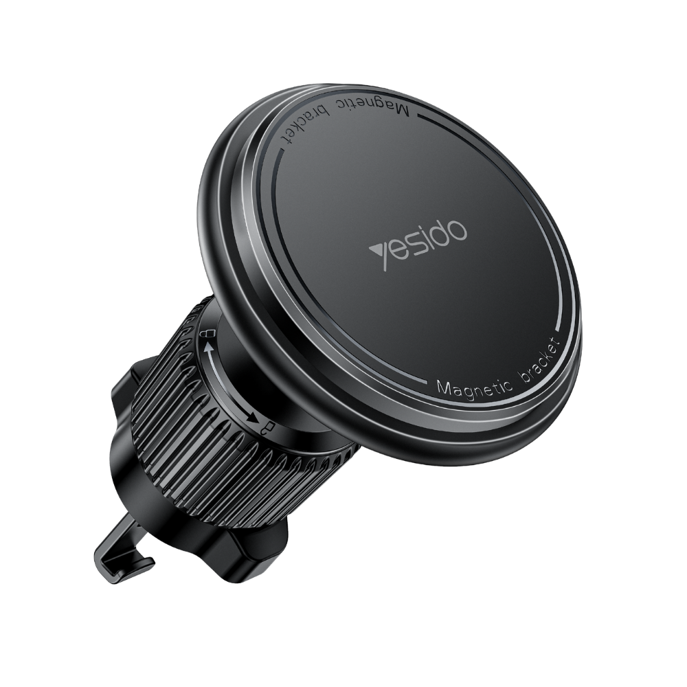 Soporte magnético Yesido rotación 360° para celular en carro - metal premium alta succión Guatemala
