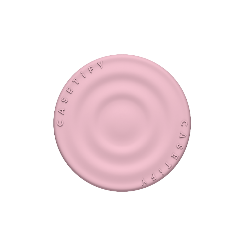 Casetify Snappy Ripple Grip Stand Rosado - agarre magnético rosado femenino MagSafe para iPhone