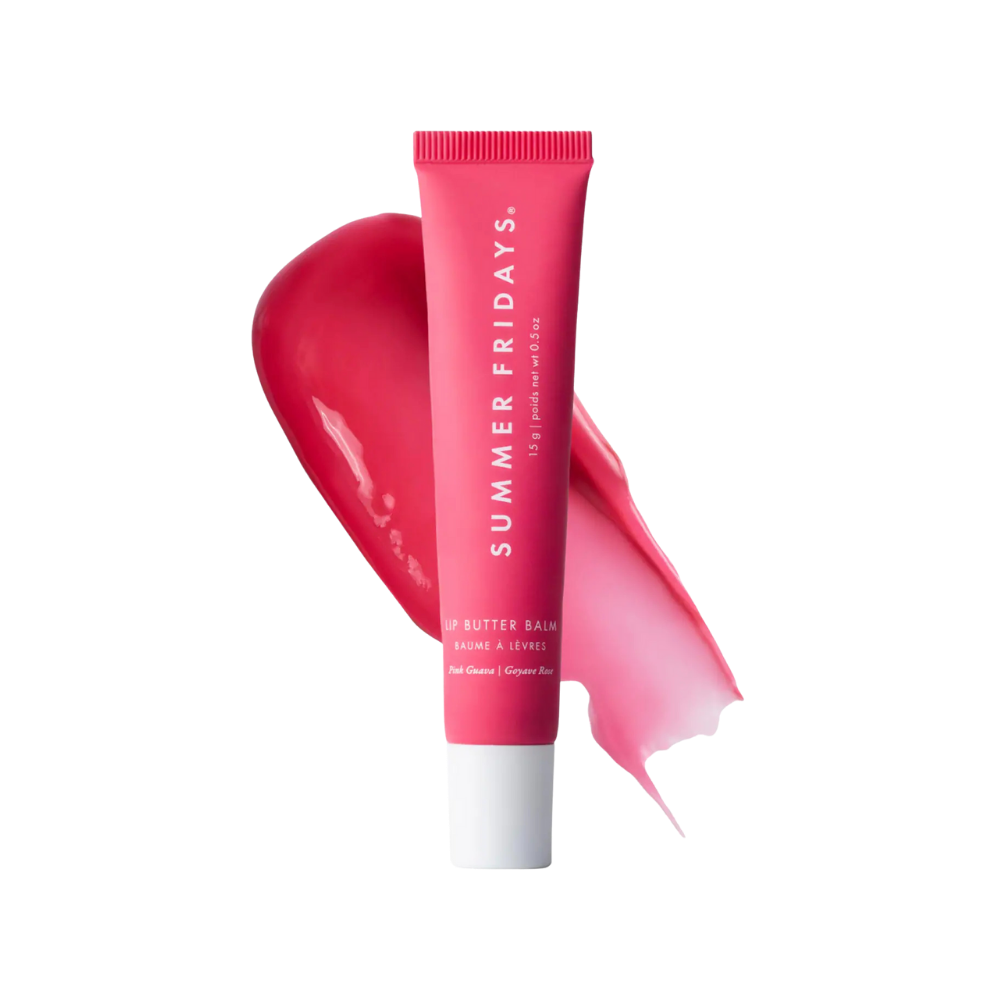 Summer Fridays Lip Butter Balm Pink Guava - bálsamo labial rosado tropical hidratante tono guayaba Guatemala