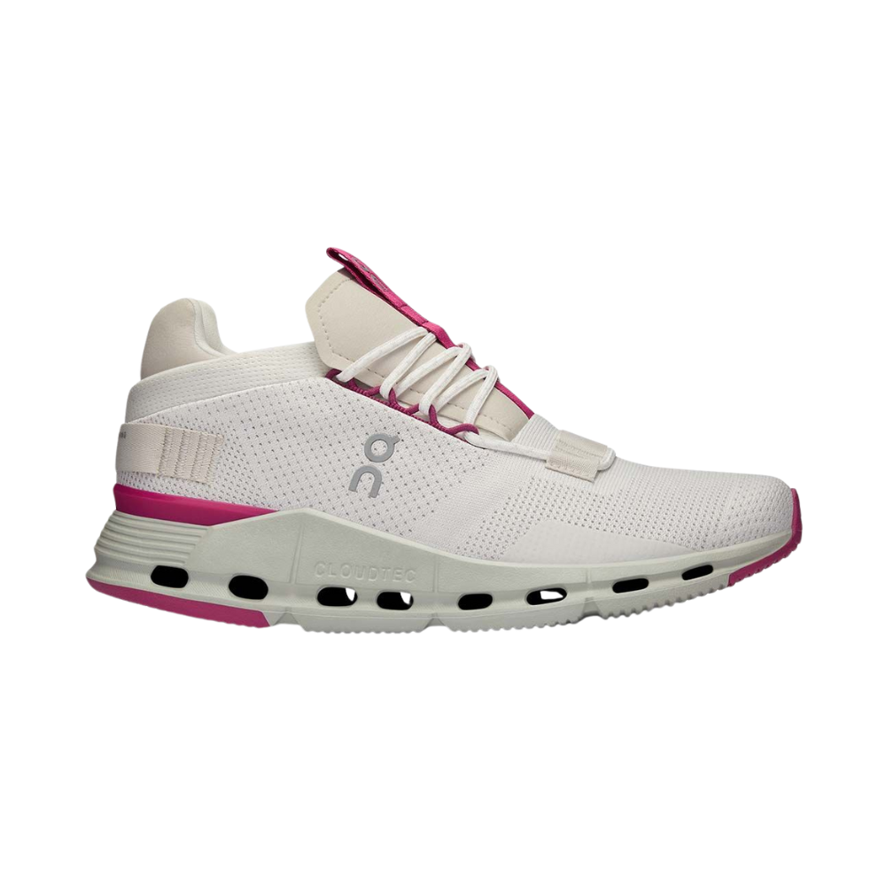On Cloudnova - White / Pink