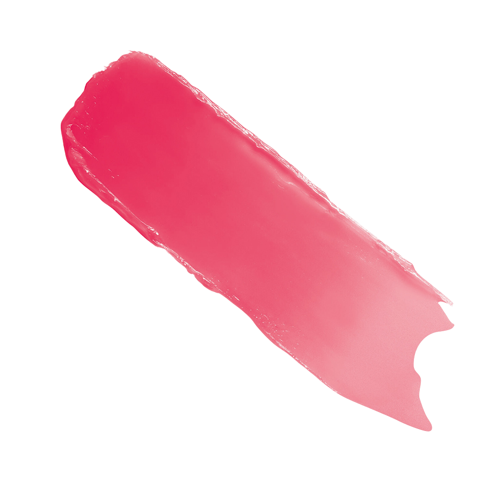 Dior Addict Lip Glow 074 Jelly swatch - tono rosado translucido glossy color reactivo al pH labios