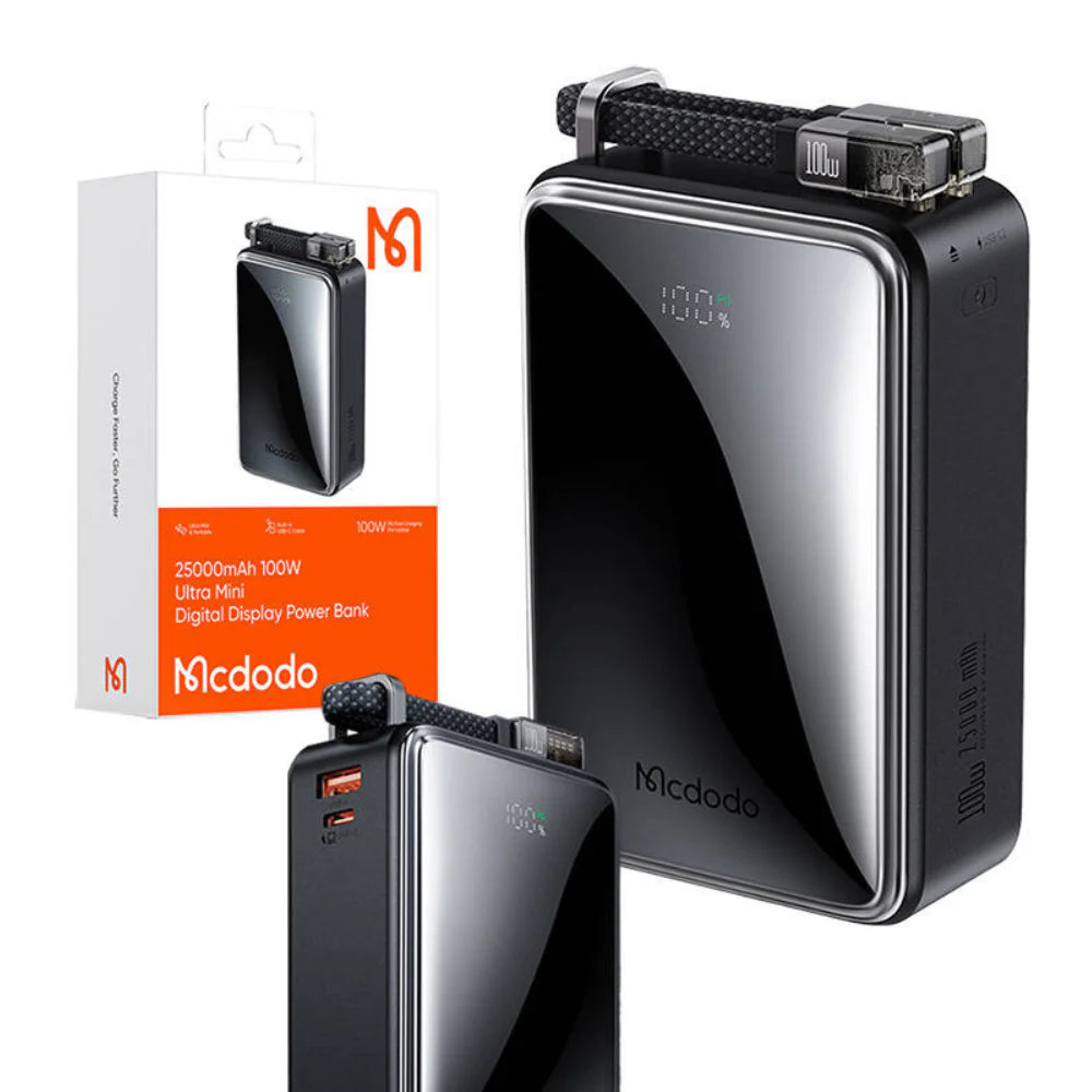 Battery - Mcdodo 25000mAh 100W Digital Display Power Bank