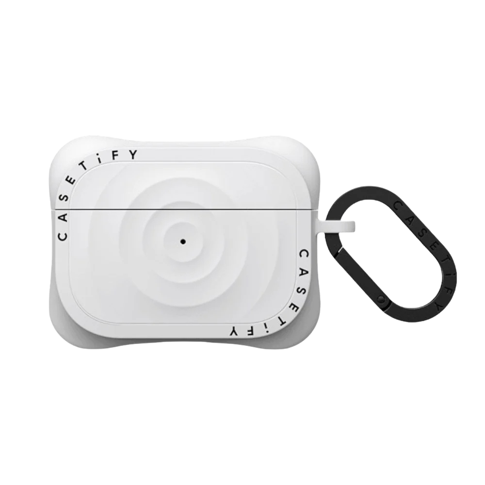 Estuche Casetify Ripple - Airpods 4 Blanco