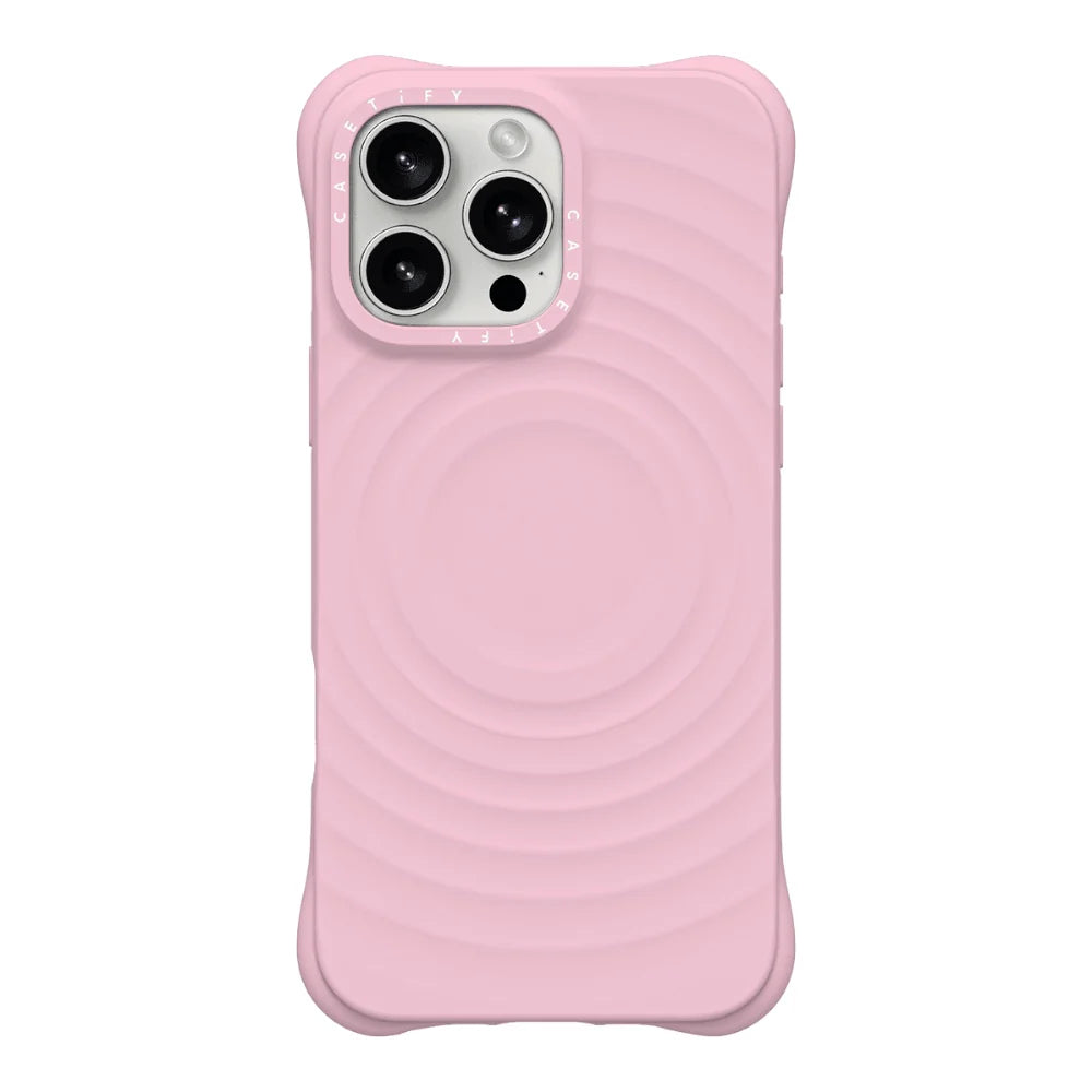 Estuche Casetify Ripple con Magsafe - Rosado