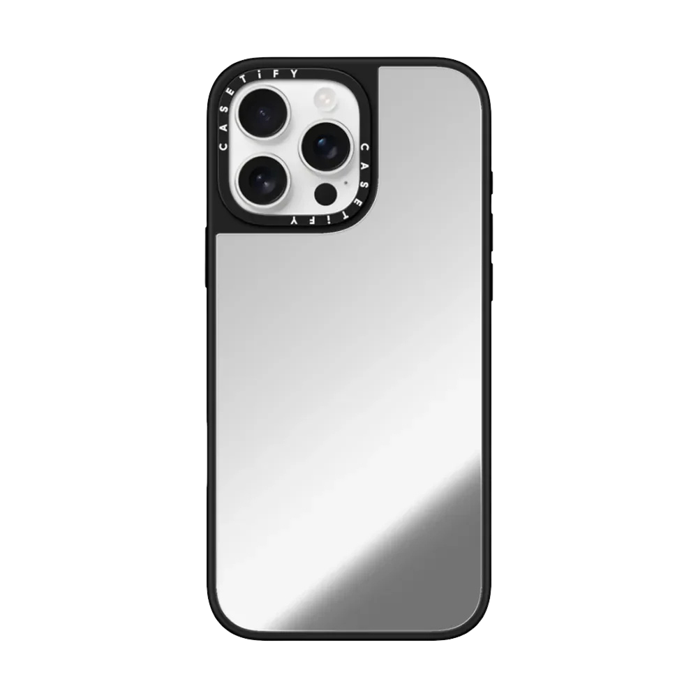 Estuche Casetify Mirror - Gris / Negro