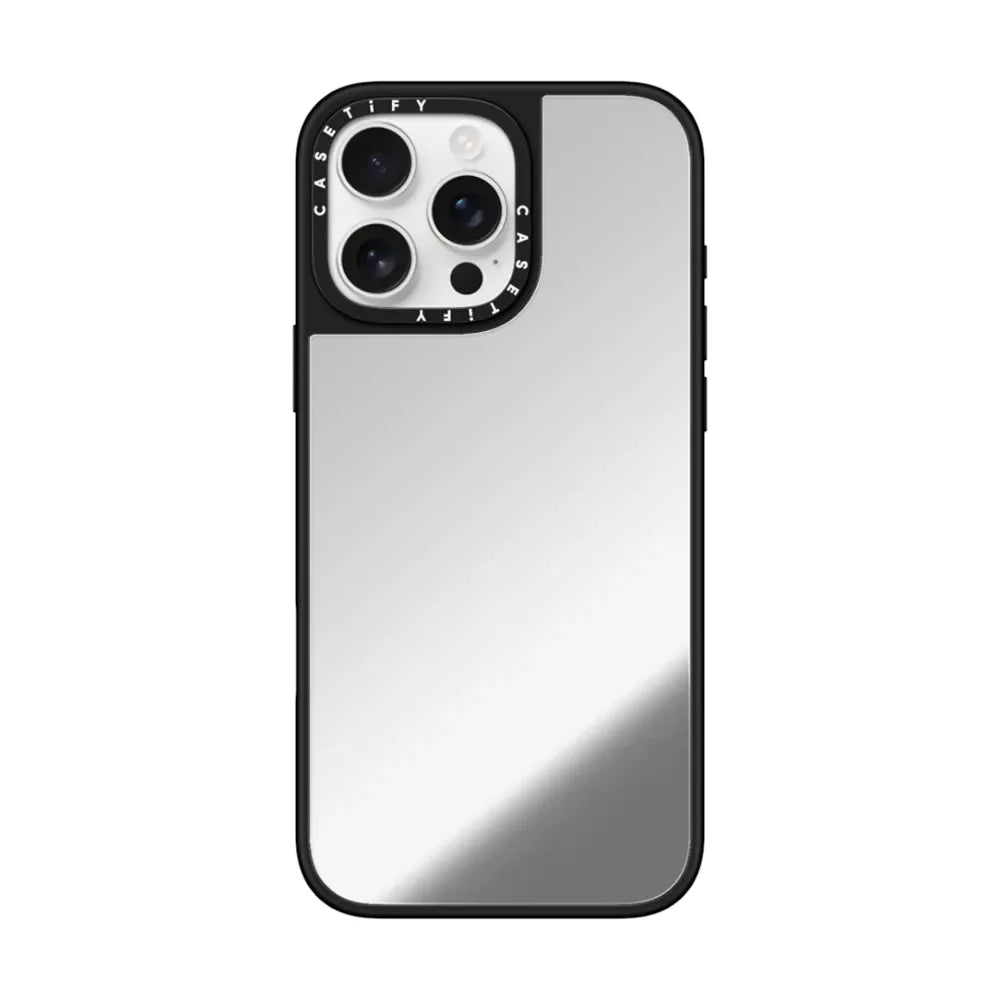 Estuche Casetify Mirror - Gris / Negro