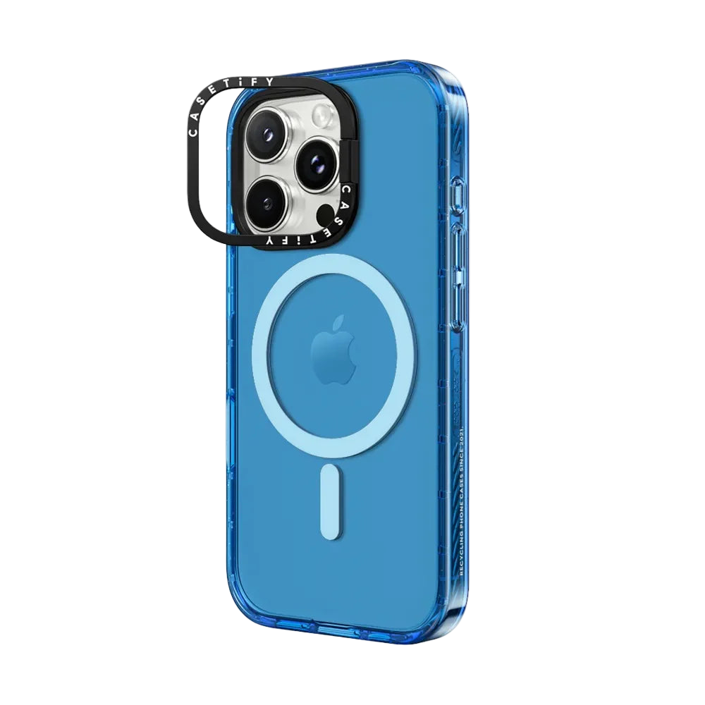 Estuche Casetify Ring Stand con Magsafe - Azul