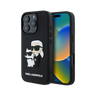 Estuche - Karl Lagerfeld hc 3d rubber kc nft black iphone 16 pro max