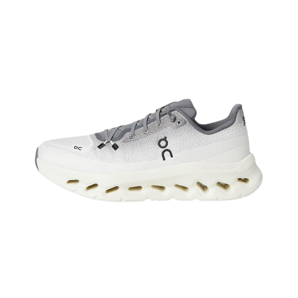 On Cloudtilt Rock Ivory lateral - plataforma alta CloudTec marfil crema suela ultra ligera amortiguación