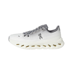 On Cloudtilt Rock Ivory lateral - plataforma alta CloudTec marfil crema suela ultra ligera amortiguación