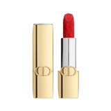 Dior Rouge 999 Edición Limitada - lápiz labial rojo icónico en estuche dorado con logo CD estrellas Guatemala