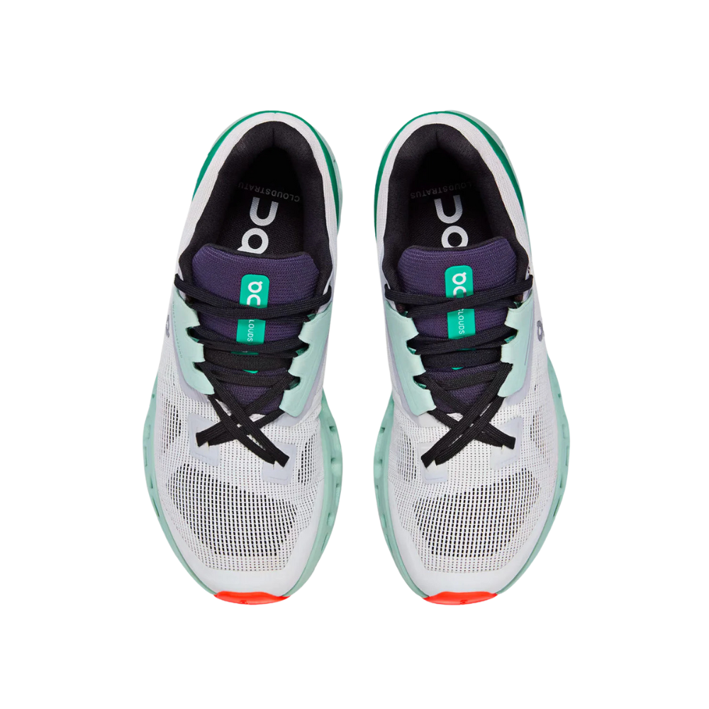On Cloudstratus - Undyed White / Creek Running Shoes