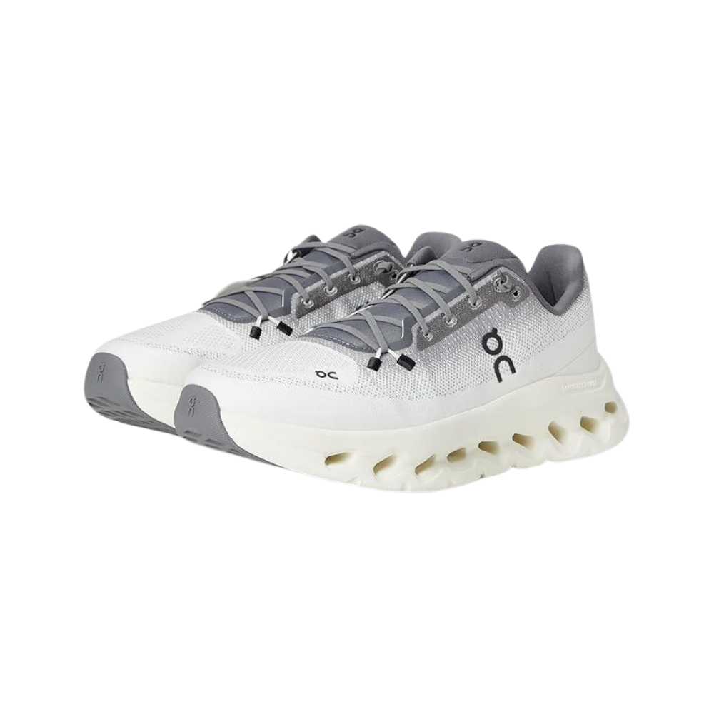 On Cloudtilt Rock Ivory - zapatillas ligeras CloudTec suela amortiguadora gris marfil minimalistas Guatemala