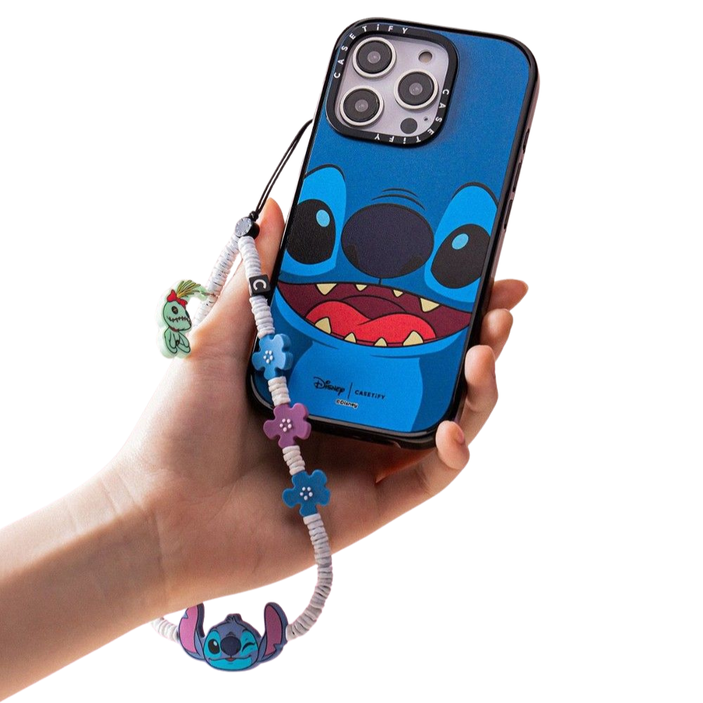 Casetify Strap de Mano – Stitch Blue