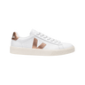 VEJA Campo Leather – White / Copper Edition