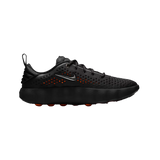 Tenis Nike Mind 002 Black Orange Edition - zapatillas negras con detalles naranja vista lateral Guatemala