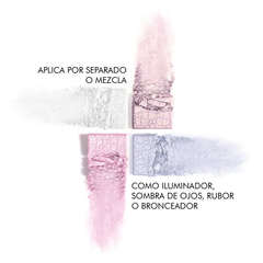 Dior Backstage Glow Palette 002 usos - aplica por separado o mezcla como iluminador sombra rubor bronceador