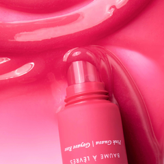Summer Fridays Lip Butter Balm Pink Guava detalle - acabado glossy rosado intenso baume à lèvres hidratante
