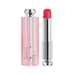 Dior Addict Lip Glow 074 Jelly - bálsamo labial Dior tono jelly rosado translucido empaque plateado Guatemala