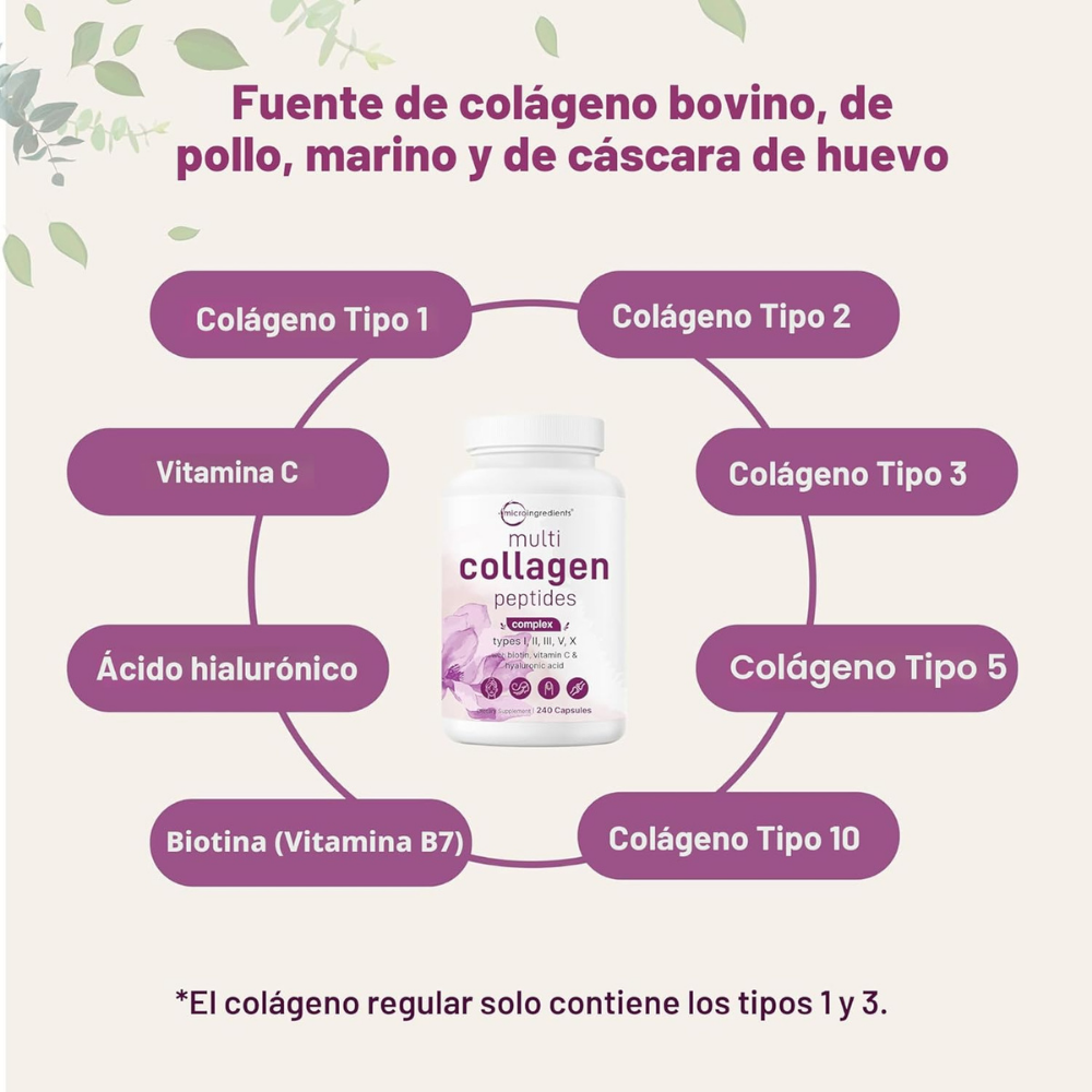 Suplementos - Multi Collagen Peptides Capsulas
