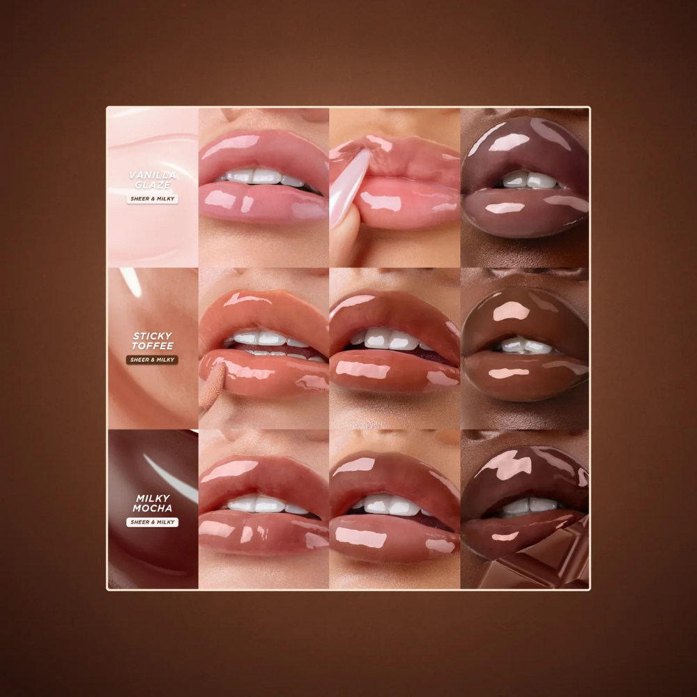 Set Honey Infused Lip Oil Trio Gisou