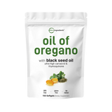 Suplementos - Aceite de Orégano con Black Seed Oil | Micro Ingredients | 150 Softgels