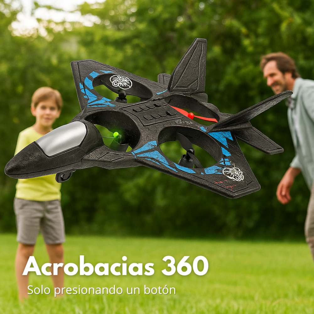 Juguete - Avión Dron 360 con Control Remoto