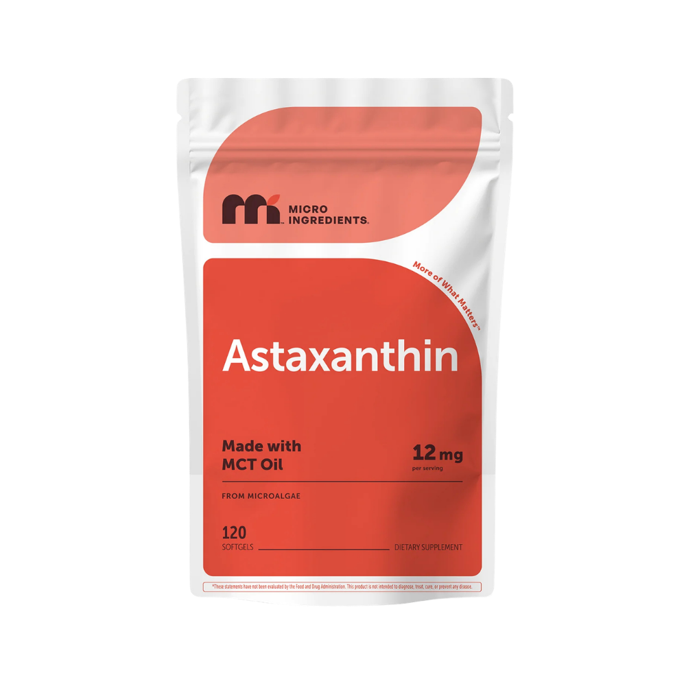 Suplementos - Astaxanthin 12mg Micro Ingredients | 120 Softgels