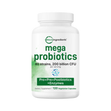 Suplementos - Mega Probiotics 200 Billion CFU Micro Ingredients | 120 Cápsulas Vegetarianas