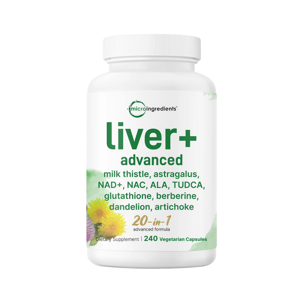 Suplementos - Liver+ Advanced 20 en 1 Micro Ingredients | 120 Cápsulas Vegetarianas
