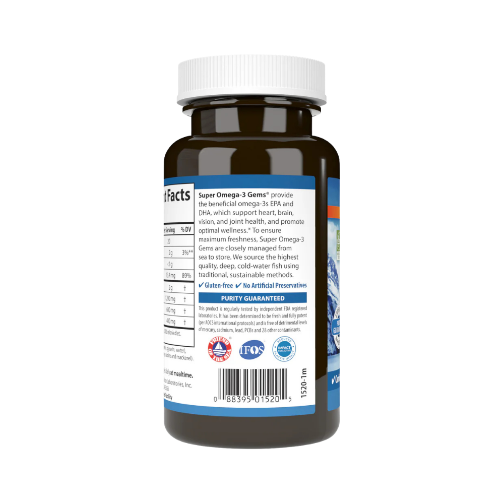 Suplementos - Super Omega-3 Carlson 1200mg | 100 Soft Gels
