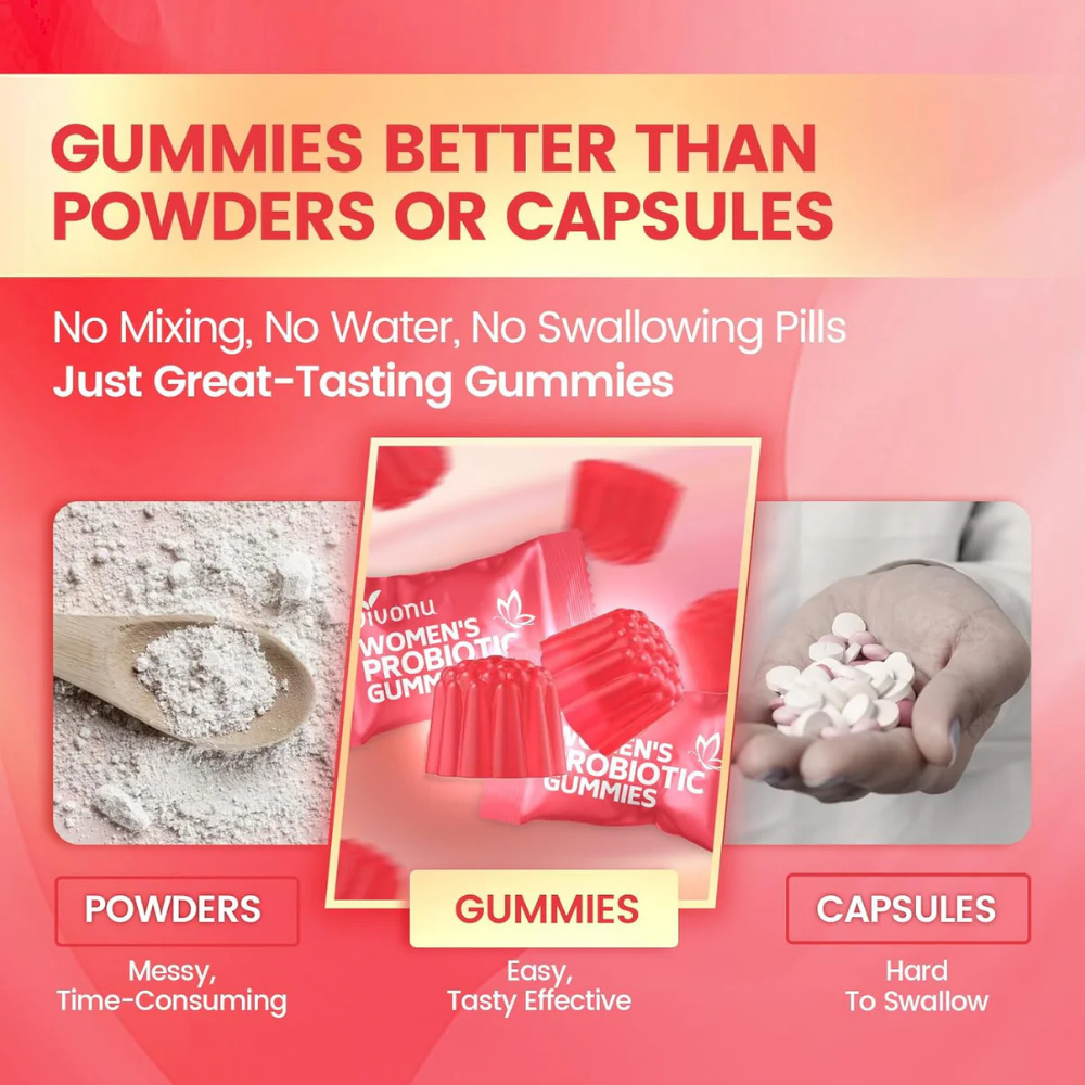 Suplementos - Women’s Probiotic Gummies con Cranberry | 60 Gummies