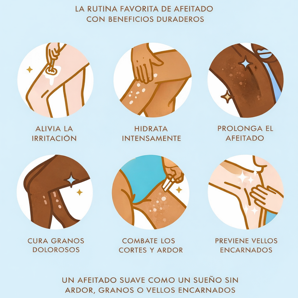 Truly Beauty Coco Cloud Shave Butter beneficios - alivia irritación, hidrata, previene vellos encarnados y combate ardor