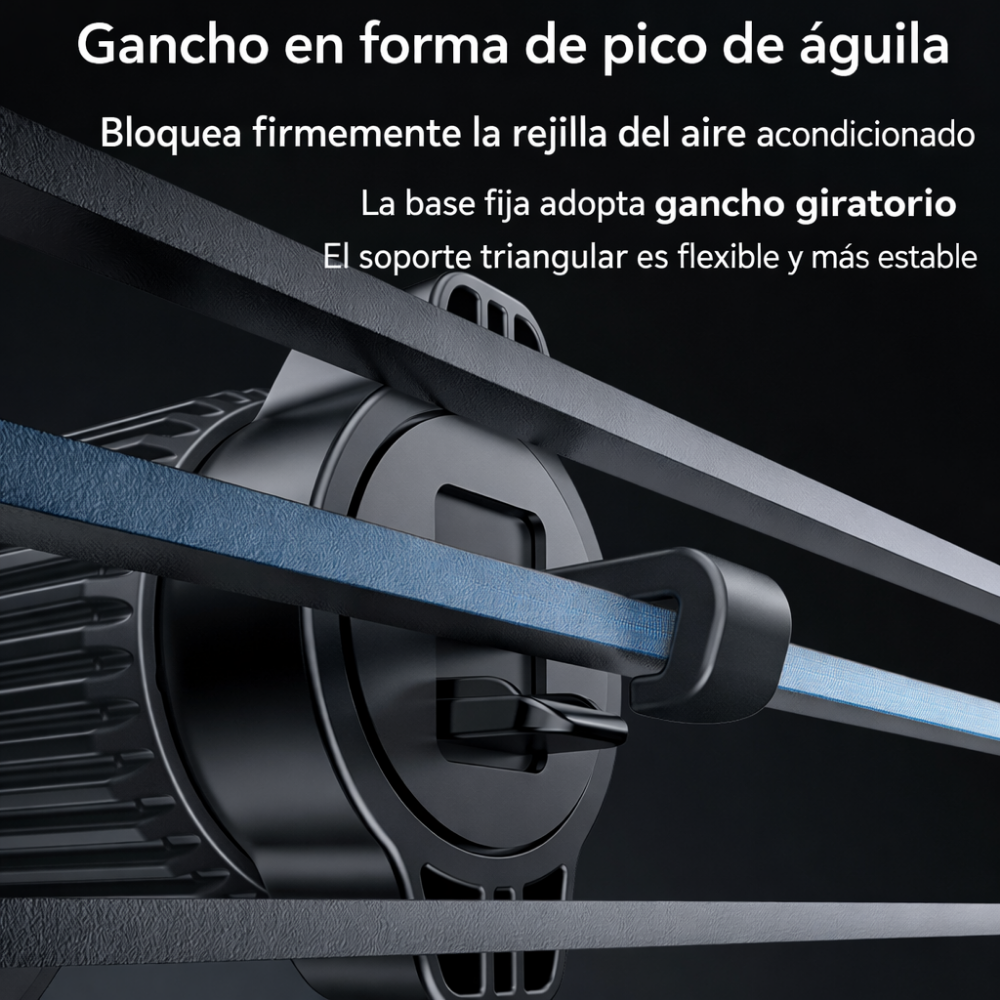 Gadget - Soporte magnético para celular con rotación 360°