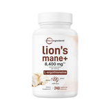 Suplementos - Lion’s Mane+ Micro Ingredients | 8,400mg | 240 Cápsulas Vegetarianas