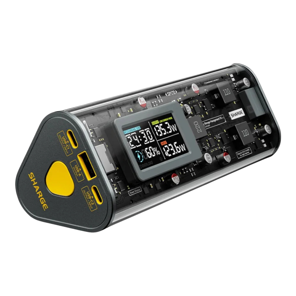 Bateria Portátil Sharge - Shargeek 170 24,000mAh Negro