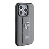 Estuche - Karl Lagerfeld hc gripstand saffiano kc pins silver iphone 15 pro max color gris