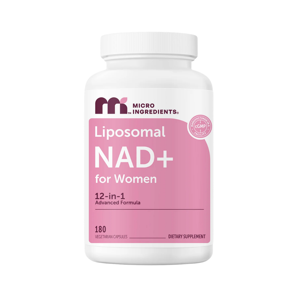 Suplementos - Liposomal NAD+ for Women 12 en 1 Micro Ingredients | 180 Cápsulas Vegetarianas