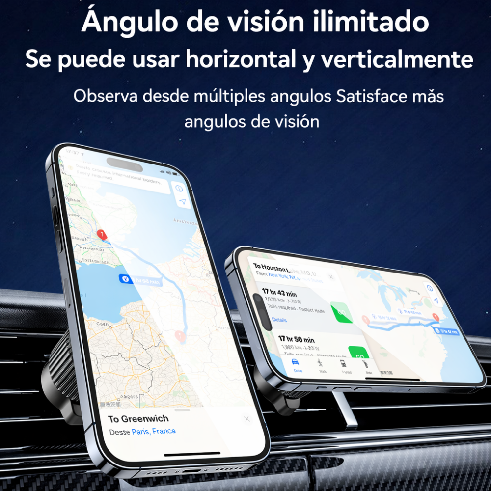 Gadget - Soporte magnético para celular con rotación 360°