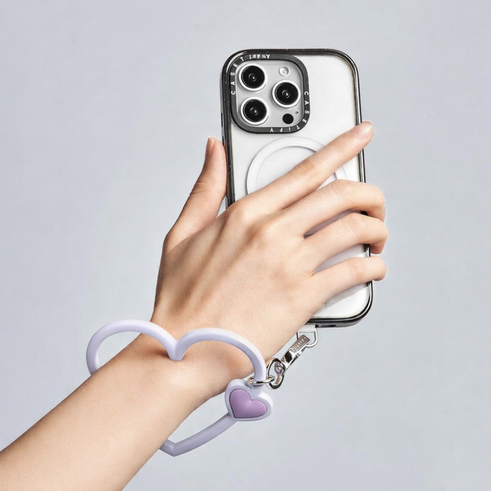 Casetify Strap Heart – Periwinkle Promise